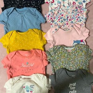 10 Piece Carter’s Onesies